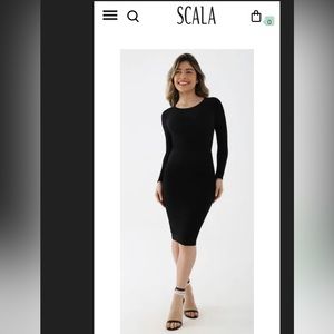 1. Office chic Scala OS sm- large black shaper midi skirt bundle